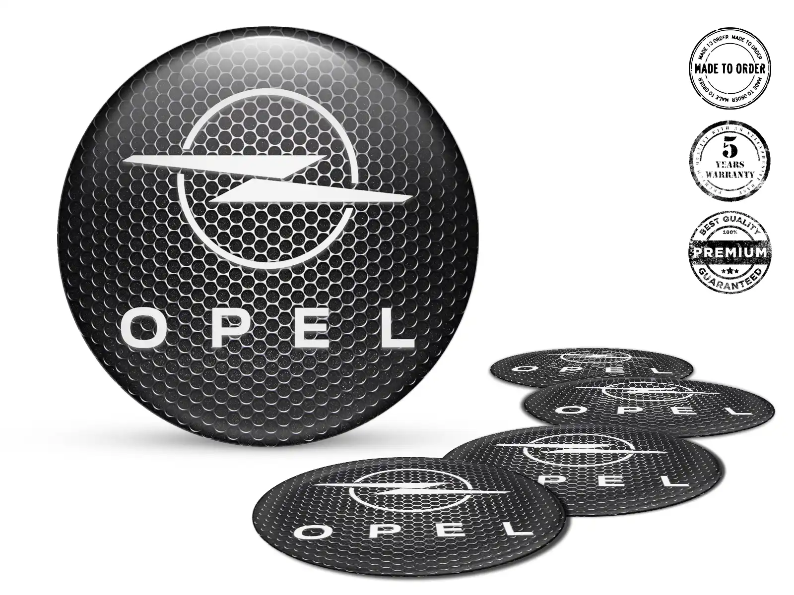 Opel Édition Autocollants Jantes Logos Bombés Élégants